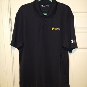 Under Armour Loose Heatgear Short Sleeve Polo Shirt Men's sz Large